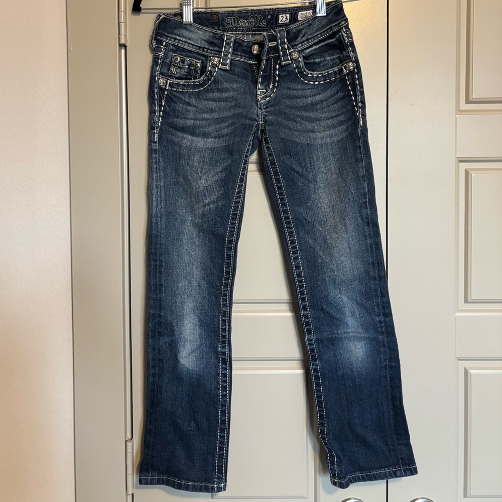 Miss Me Dark Blue Capri Jeans size 23